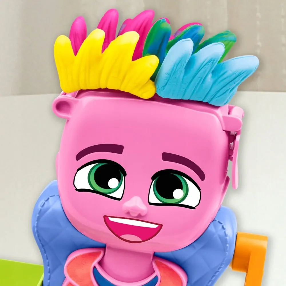 PLAY-DOH modelino plaukų formavimo salonas - rinkinys su priedais F8807