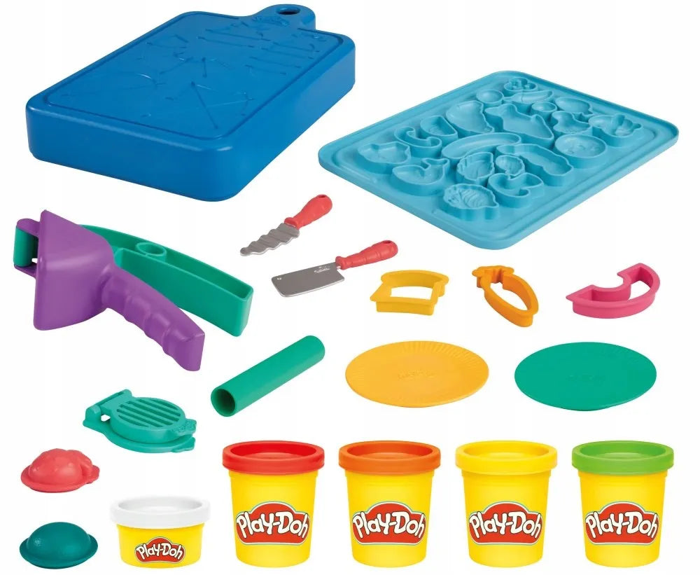 PLAY-DOH modelino rinkinys mažajam virtuvės šefui F6904