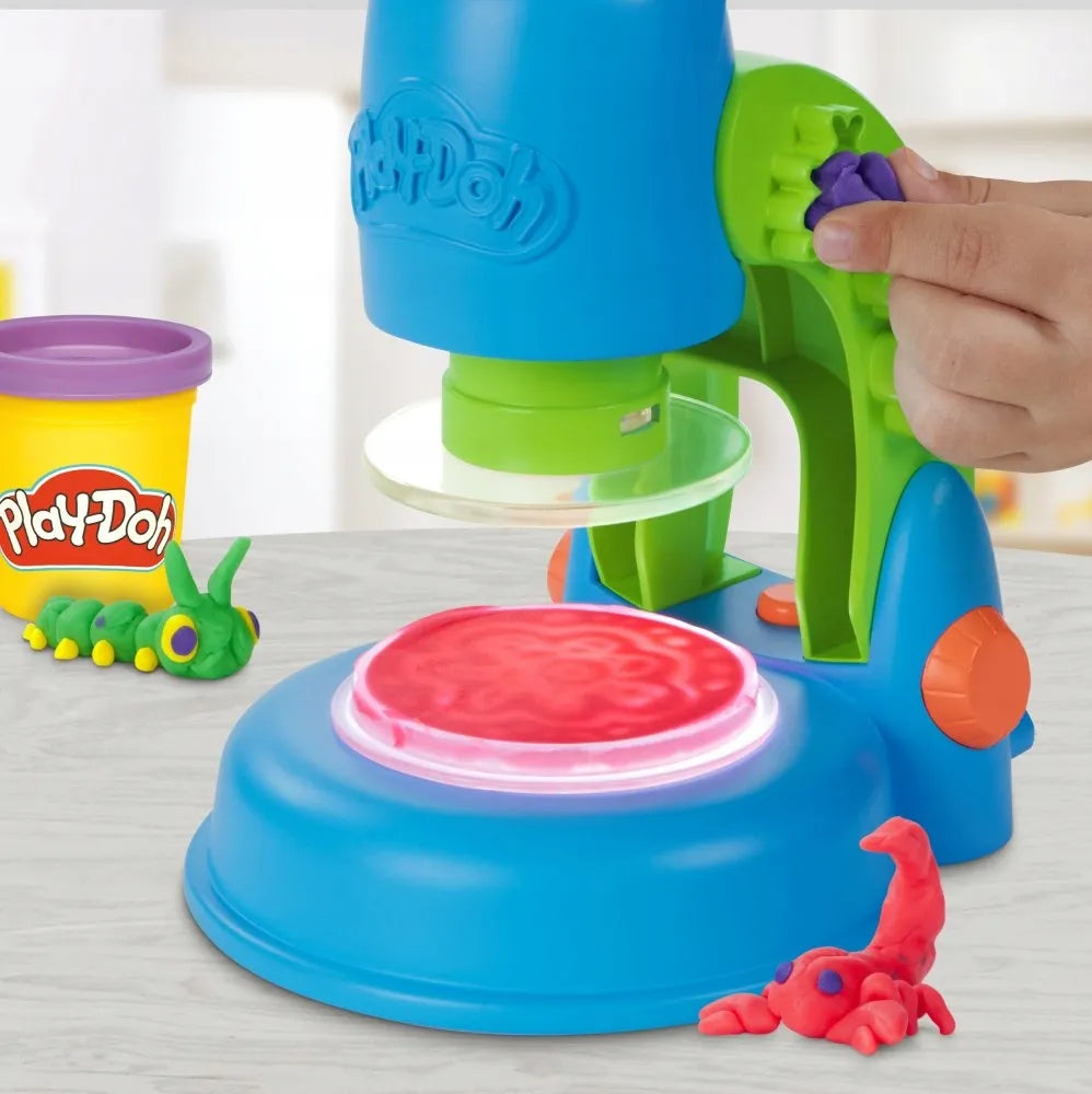 PLAY-DOH modelino rinkinys Mikroskopas su lempute ir priedais G0494