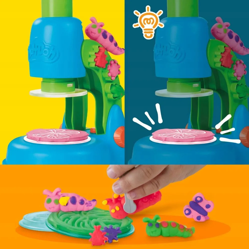 PLAY-DOH modelino rinkinys Mikroskopas su lempute ir priedais G0494