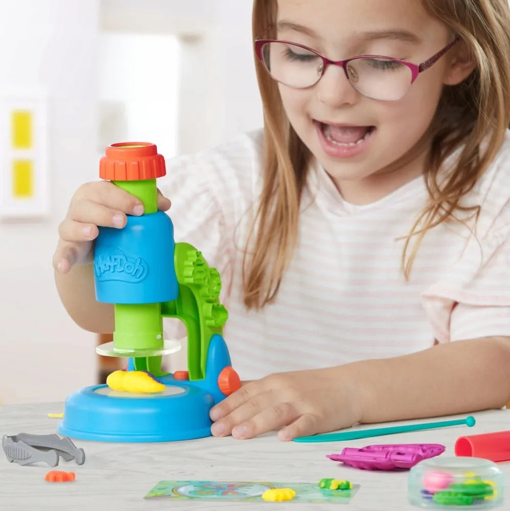 PLAY-DOH modelino rinkinys Mikroskopas su lempute ir priedais G0494