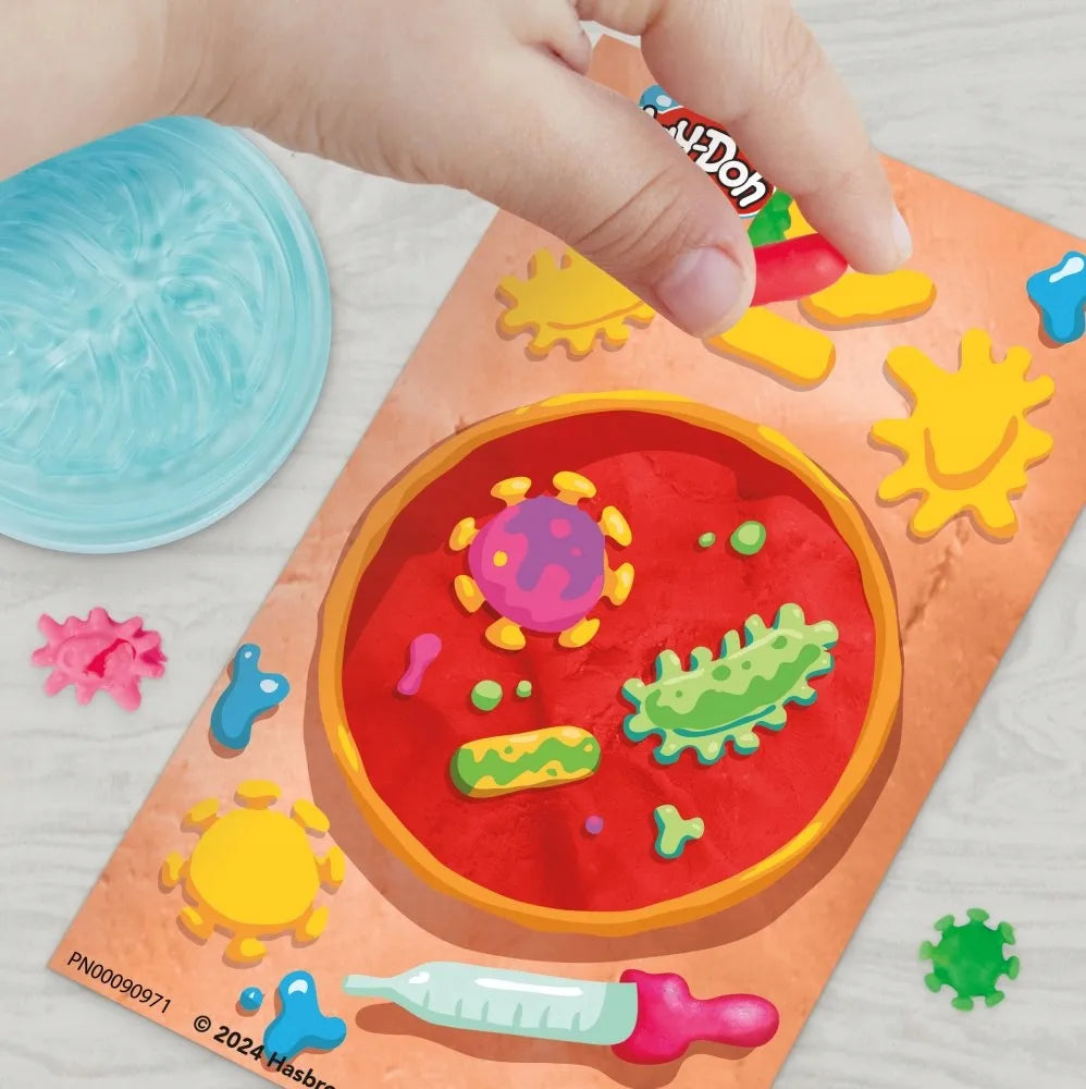 PLAY-DOH modelino rinkinys Mikroskopas su lempute ir priedais G0494