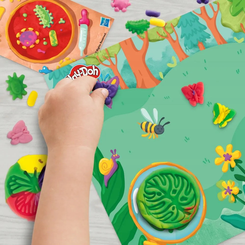 PLAY-DOH modelino rinkinys Mikroskopas su lempute ir priedais G0494