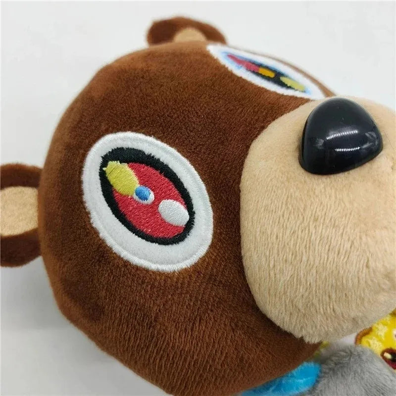 Pliušinis meškiukas Kanye West Plush Graduation žaislas hiphop gerbėjams