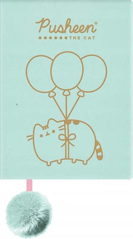 Pliušinis užrašų knygelė A5 96 lapų linijomis Pusheen Majewski