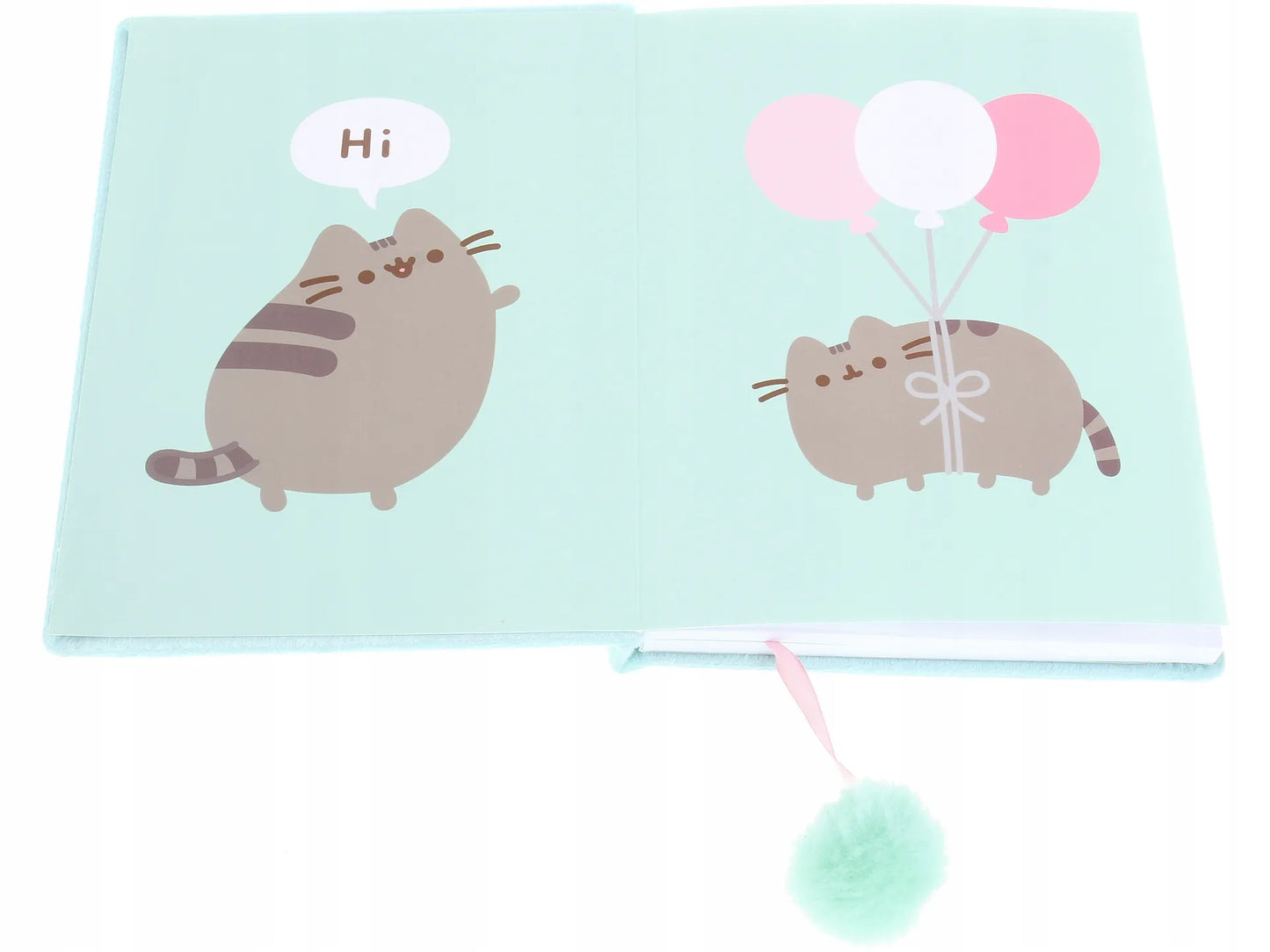 Pliušinis užrašų knygelė A5 96 lapų linijomis Pusheen Majewski