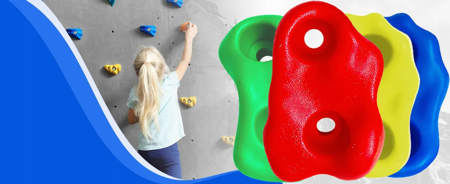 RETOO laipiojimo sienelės akmenys, 12 dalių rinkinys su tvirtinimo detalėmis