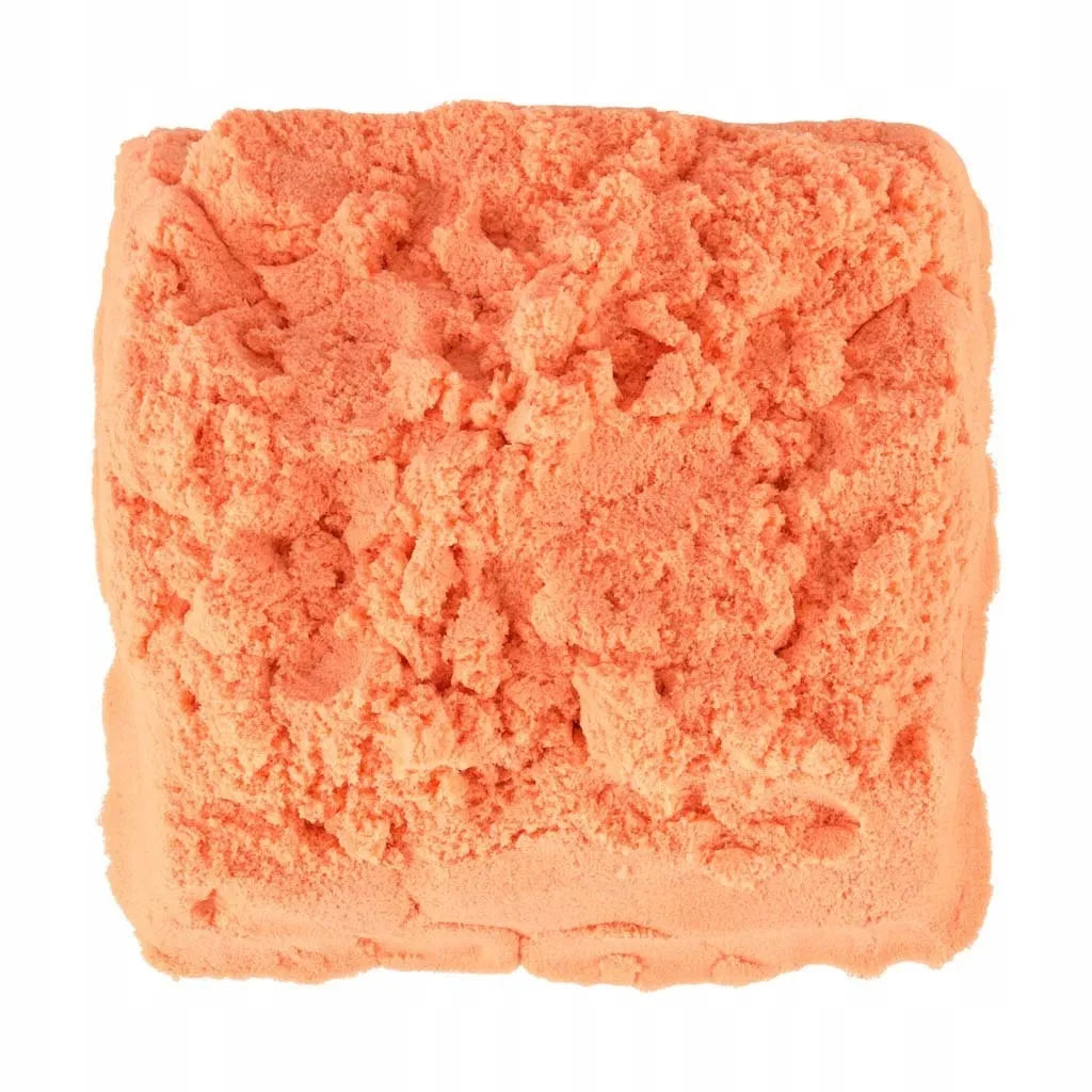 Sensorinis smėlis vaikams 1kg maišelyje, oranžinis