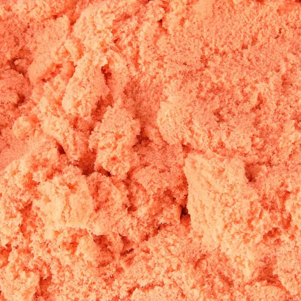 Sensorinis smėlis vaikams 1kg maišelyje, oranžinis