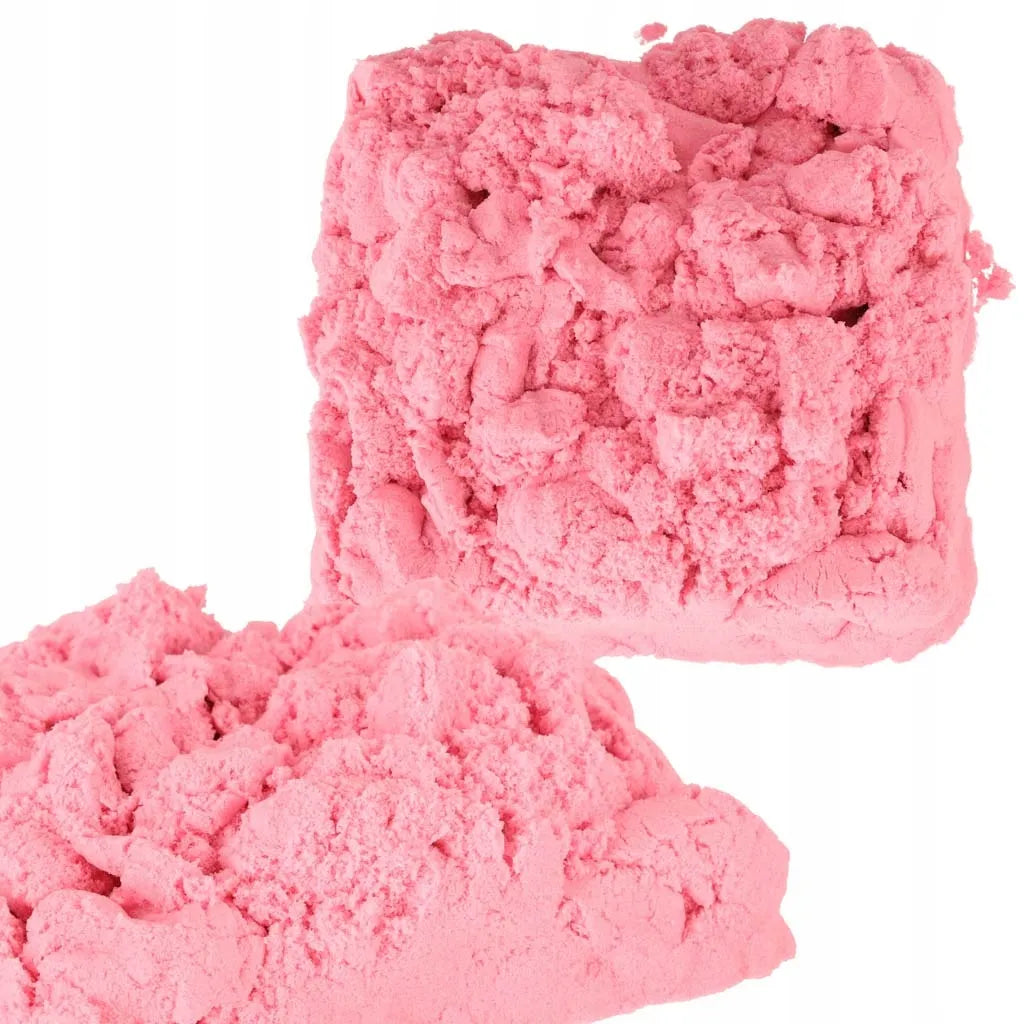 Sensorinis smėlis vaikams 1kg maišelyje rožinis