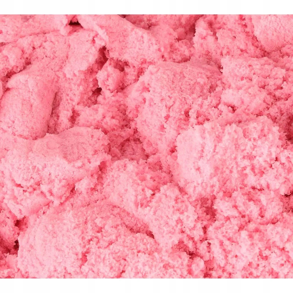 Sensorinis smėlis vaikams 1kg maišelyje rožinis