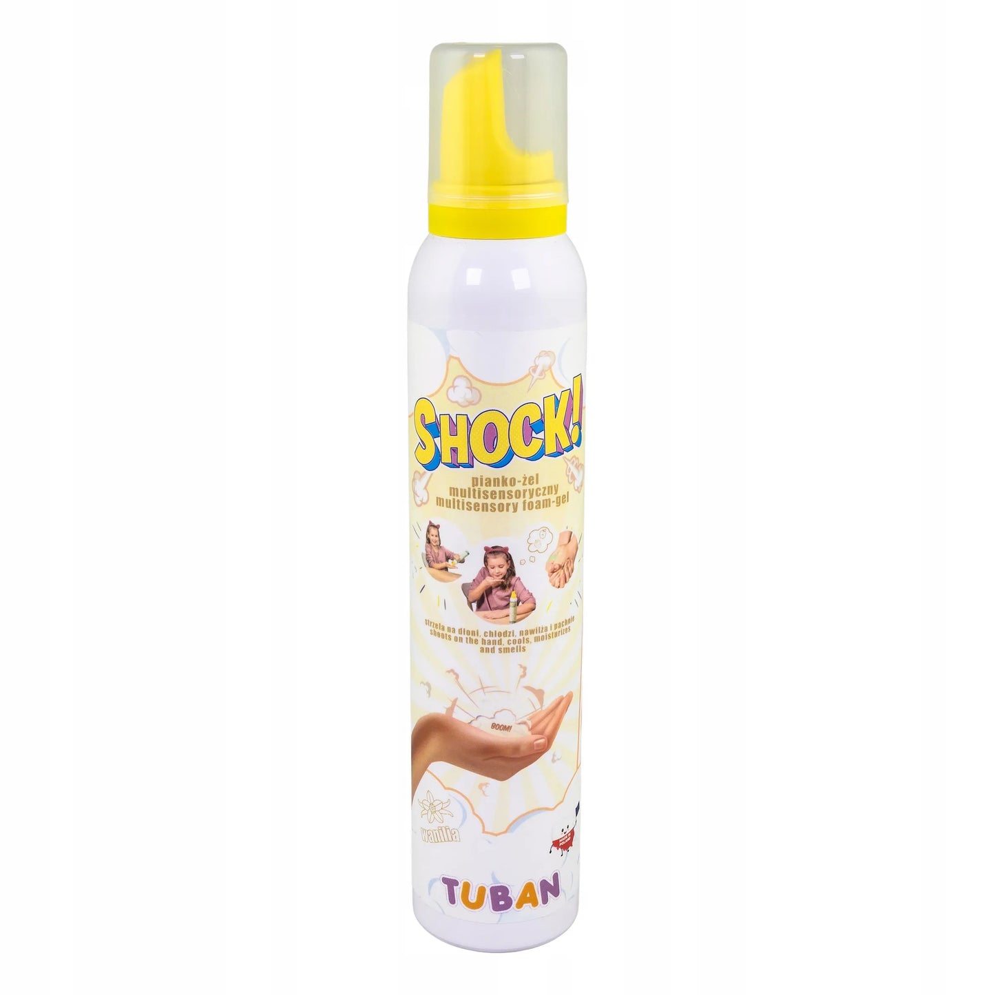 SHOCK! – MULTISENSORINIS PUTŲ GELIS – 200 ML VANILĖ