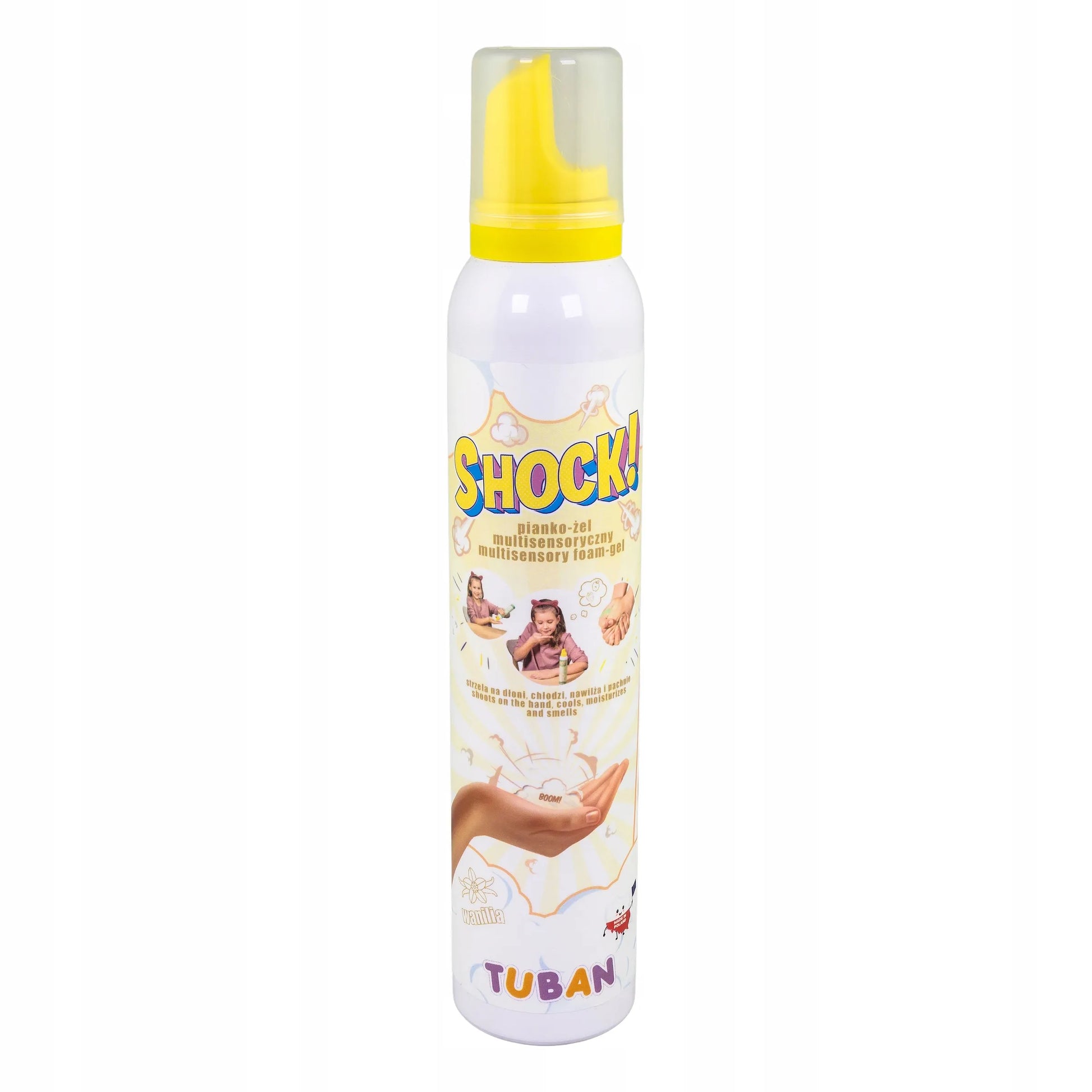SHOCK! – MULTISENSORINIS PUTŲ GELIS – 200 ML VANILĖ