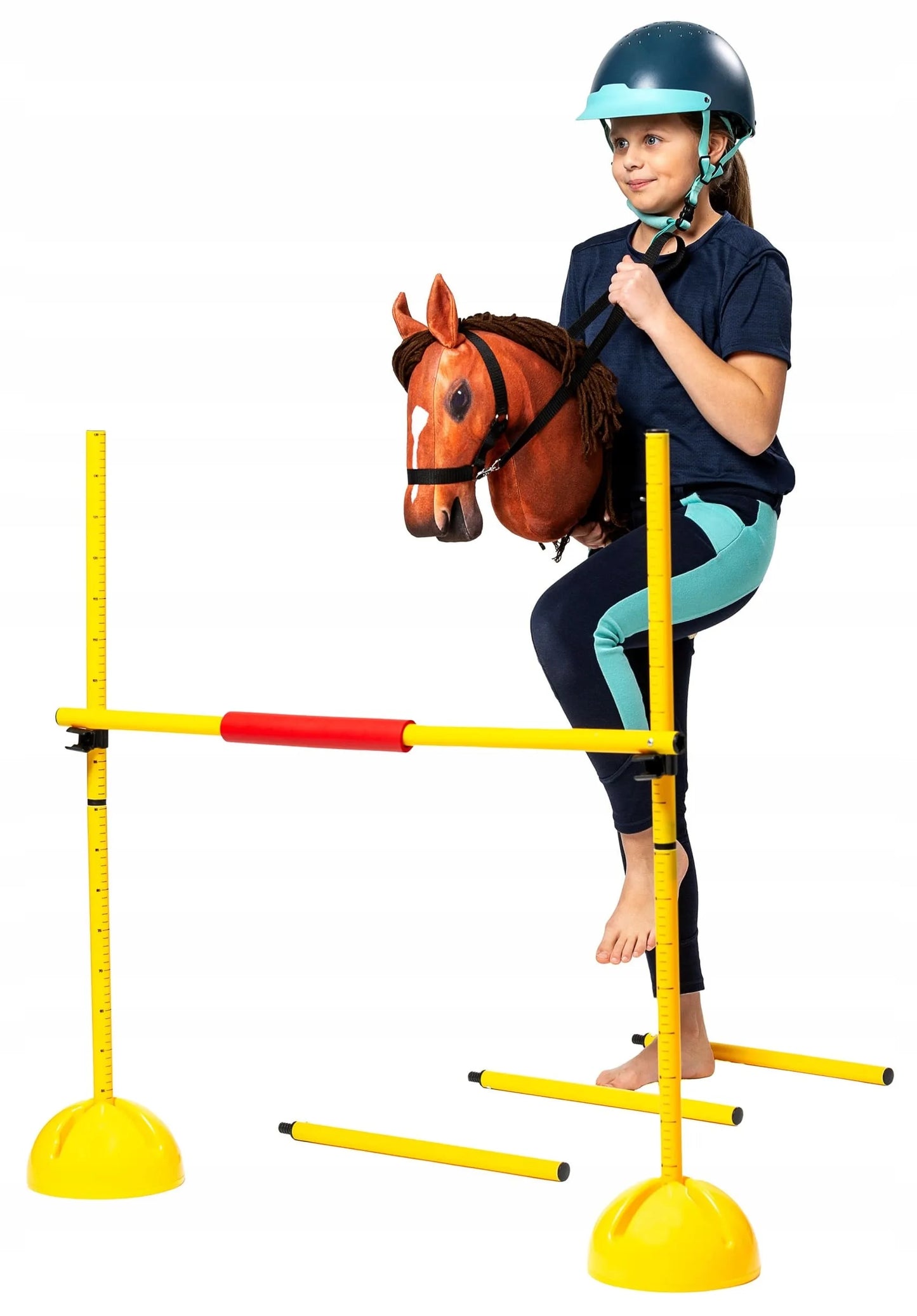 Skippi kliūtis šokinėjimui su „Hobby Horse“ arkliuku, 135 cm