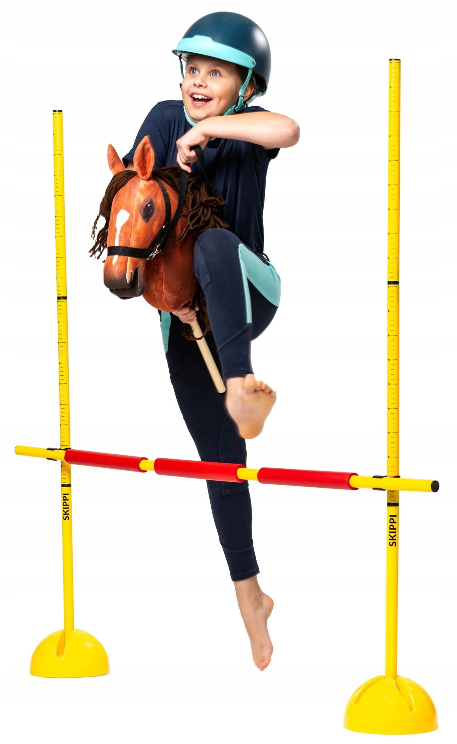 Skippi kliūtis šokinėjimui su „Hobby Horse“ arkliuku, 135 cm