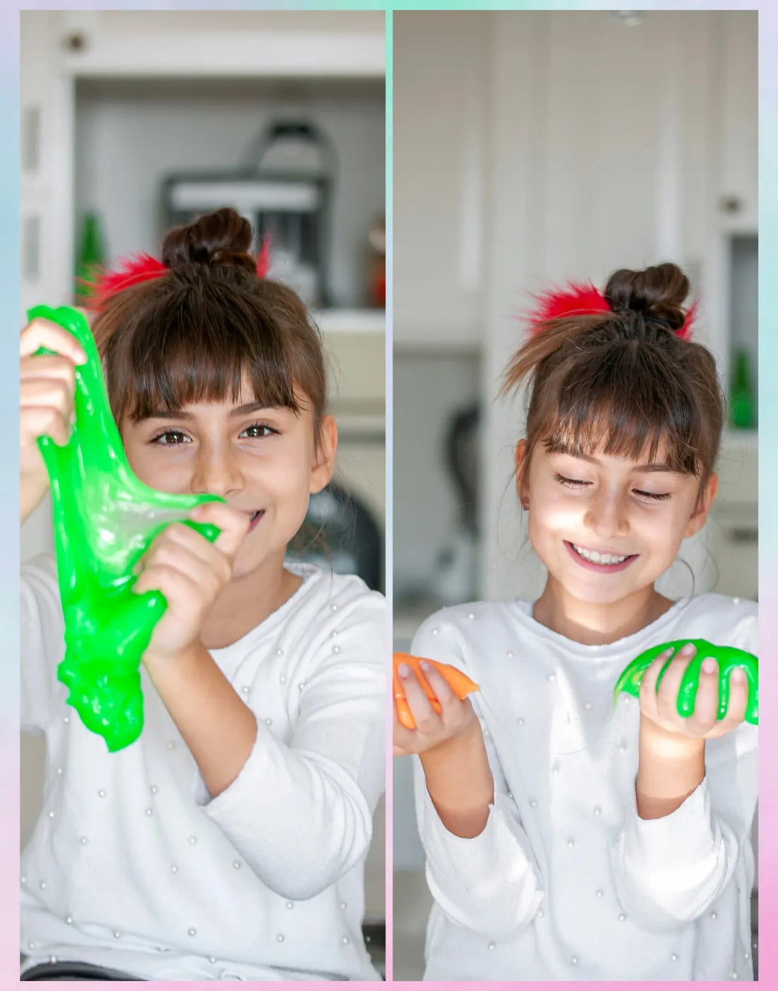 So Slime DIY fabrikos didelis rinkinys: maišytuvas ir klijai gleivėms gaminti vaikams