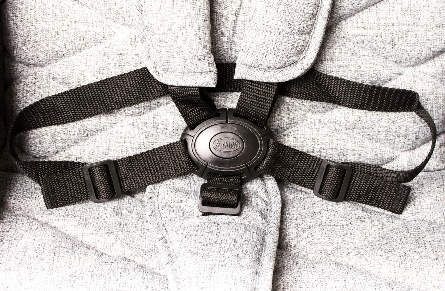 Sportinis vežimėlis 4Baby Stinger PRO Light Grey, geliniai ratai, aliuminis rėmas, iki 22 kg