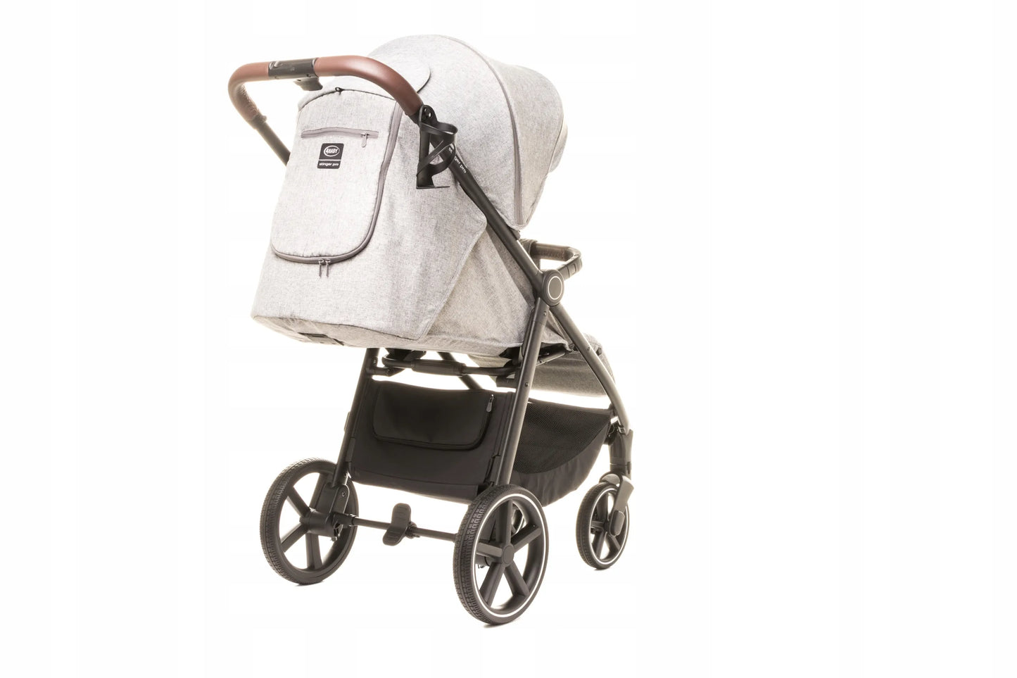 Sportinis vežimėlis 4Baby Stinger PRO Light Grey, geliniai ratai, aliuminis rėmas, iki 22 kg