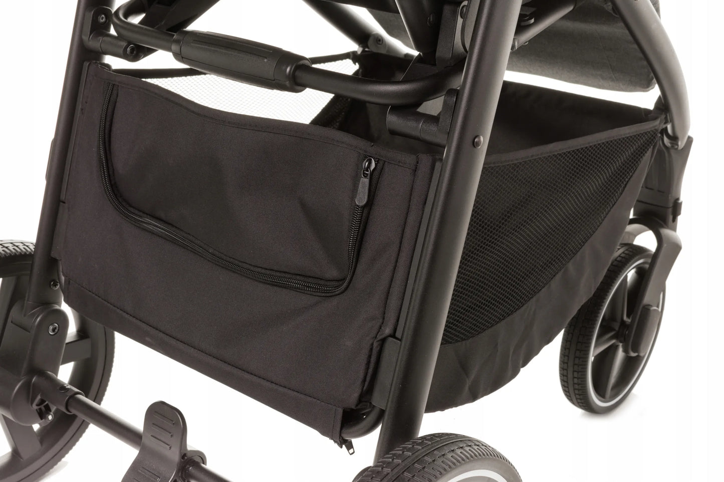 Sportinis vežimėlis 4Baby Stinger PRO Light Grey, geliniai ratai, aliuminis rėmas, iki 22 kg
