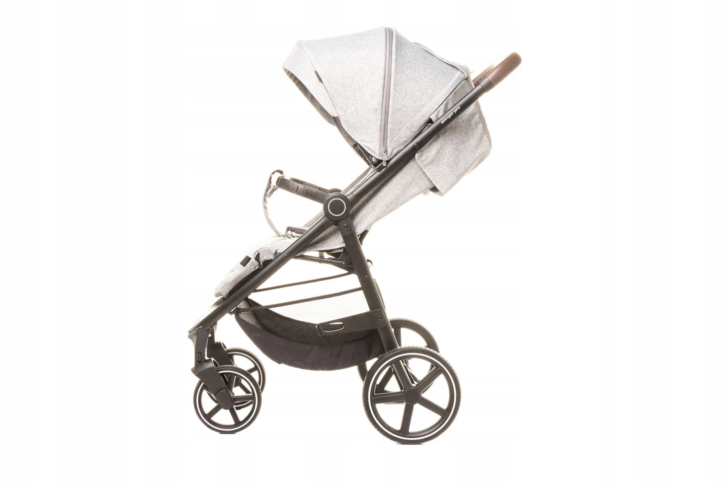 Sportinis vežimėlis 4Baby Stinger PRO Light Grey, geliniai ratai, aliuminis rėmas, iki 22 kg