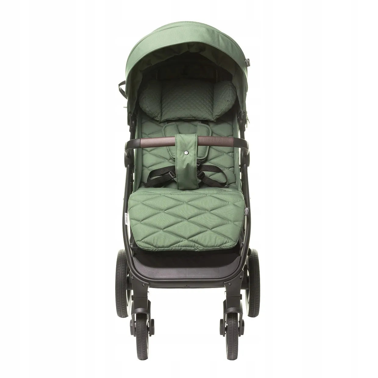 Sportinis vežimėlis 4BABY Stinger PRO Olive, geliniai ratai, sulankstomas
