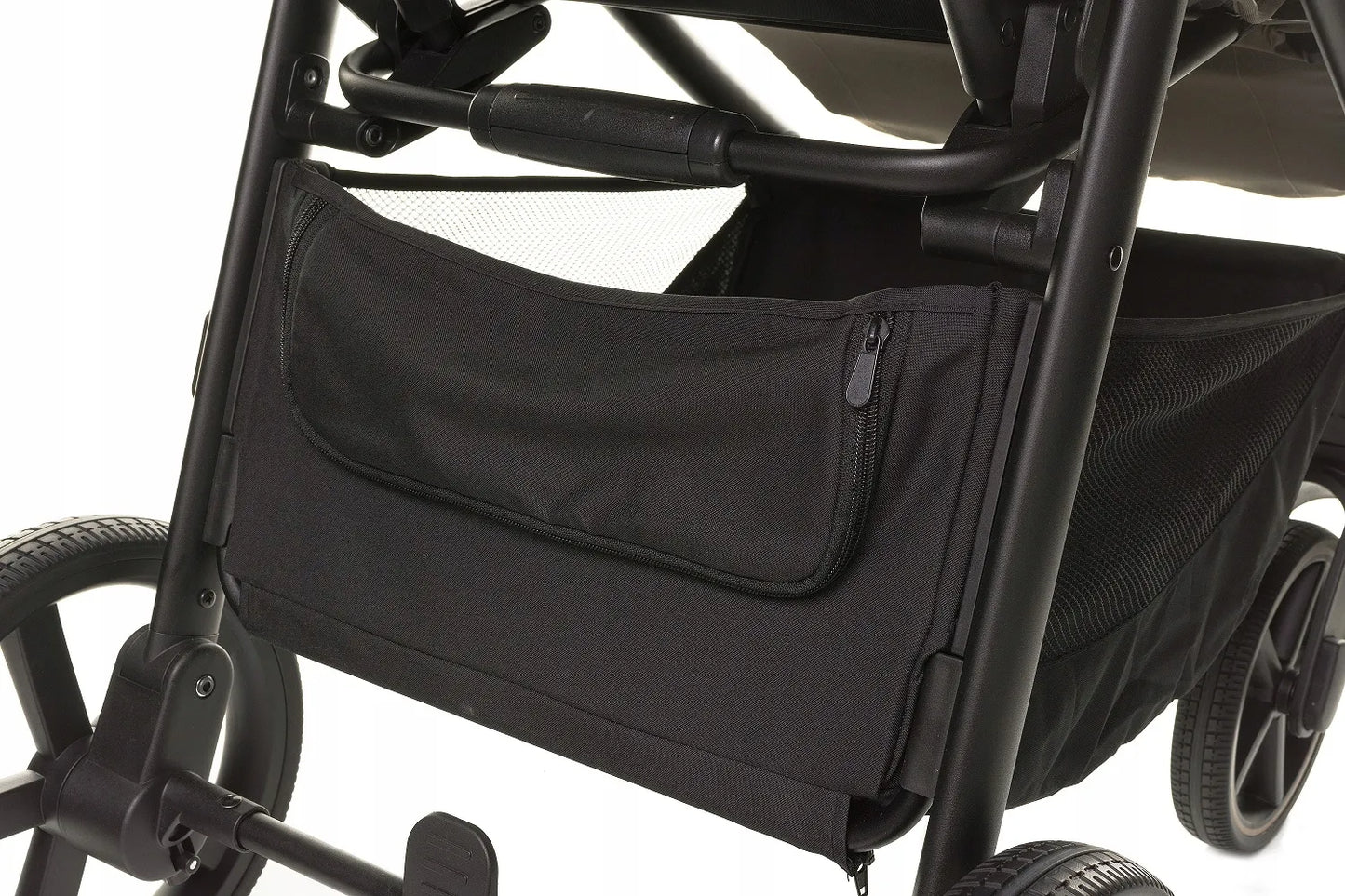 Sportinis vežimėlis 4BABY Stinger PRO Olive, geliniai ratai, sulankstomas