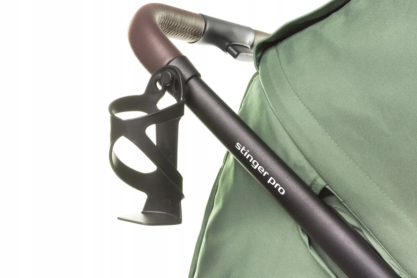 Sportinis vežimėlis 4BABY Stinger PRO Olive, geliniai ratai, sulankstomas