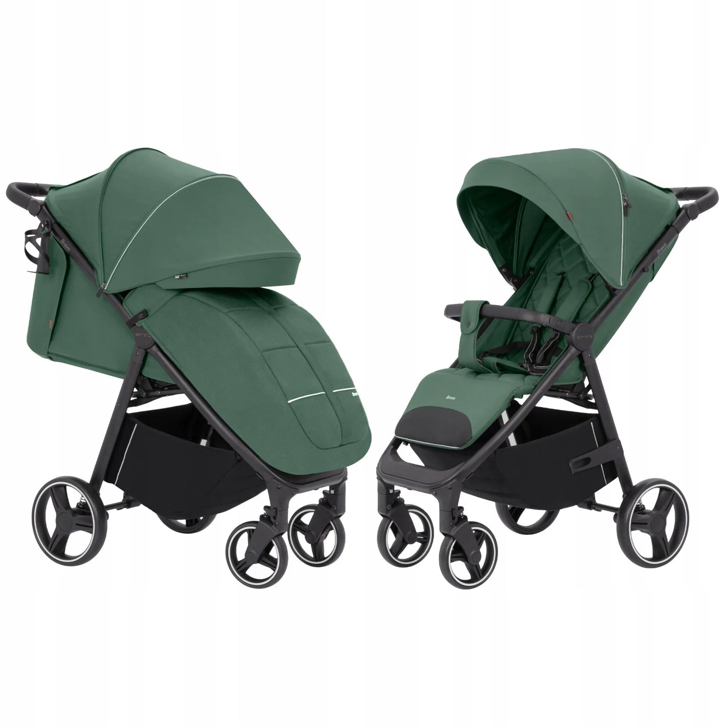 Sportinis vežimėlis Carrello Bravo 8512 Spring Green, dideli ratai, 0-22 kg
