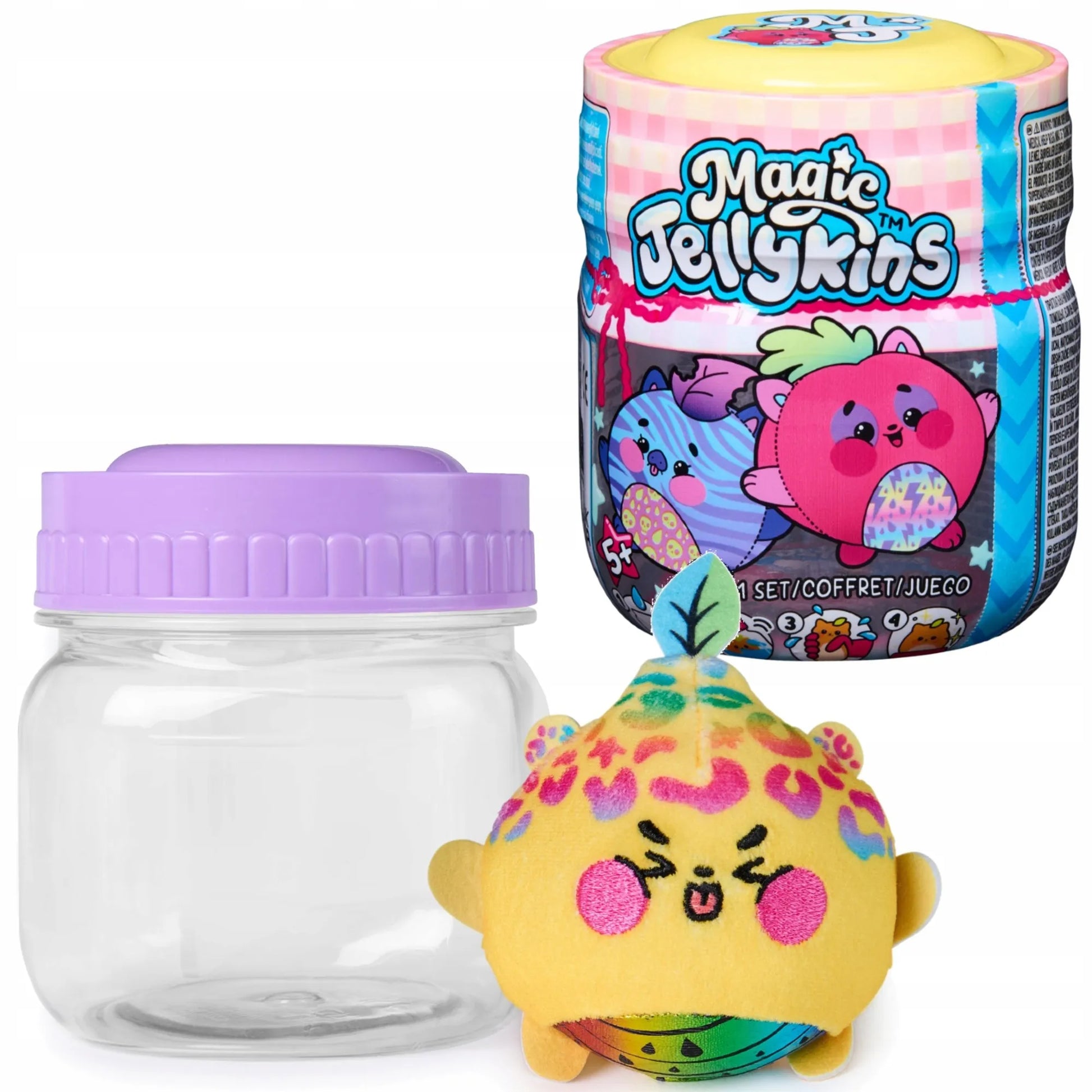 Staigmena pliušinis žaislas stiklainyje pridėkite vandens MAGIC JELLYKINS