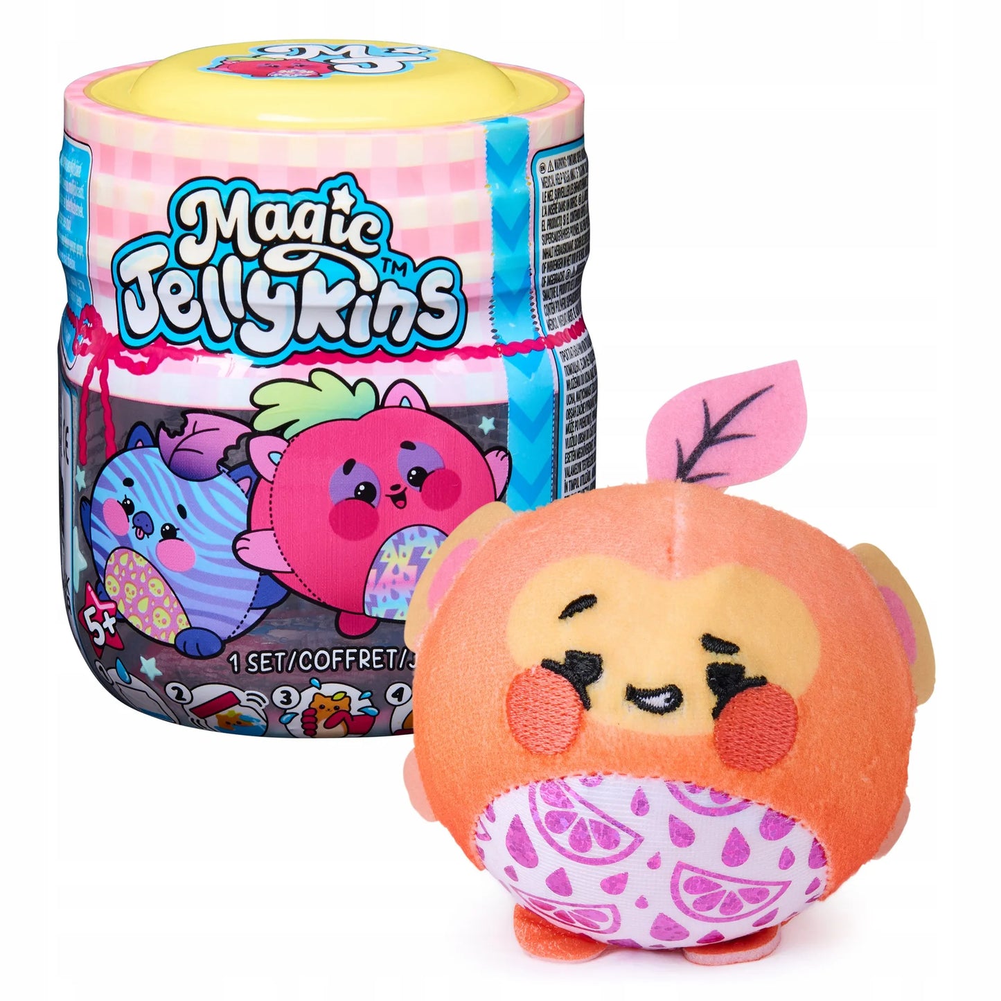 Staigmena pliušinis žaislas stiklainyje pridėkite vandens MAGIC JELLYKINS