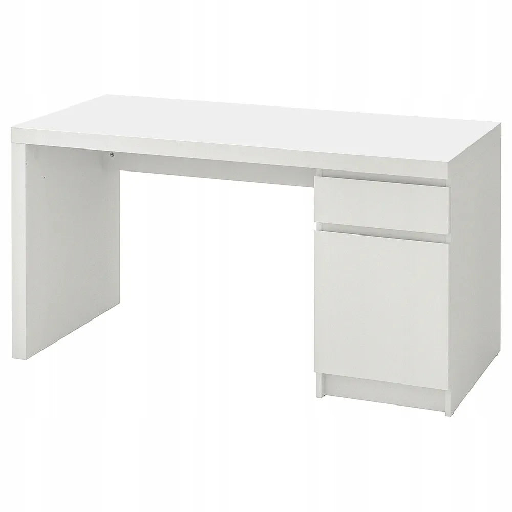 Stalo padėklas 140x65cm, neslystantis kilimėlis, baltas, atsparus, skirtas MALM IKEA