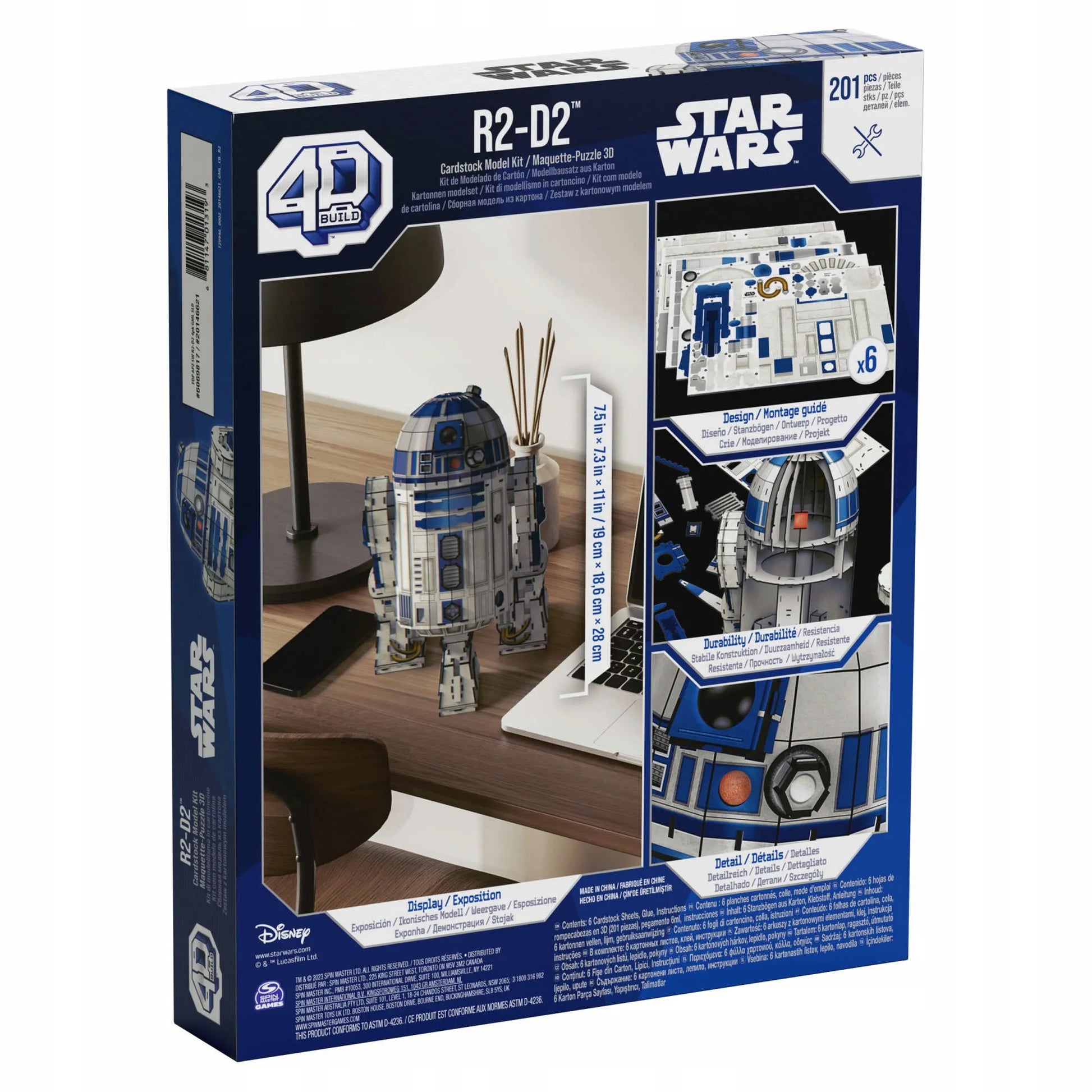 STAR WARS robotas R2-D2 4D dėlionė