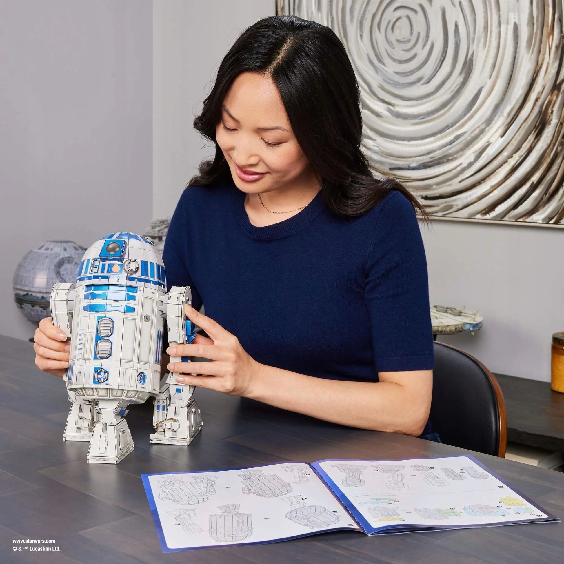 STAR WARS robotas R2-D2 4D dėlionė
