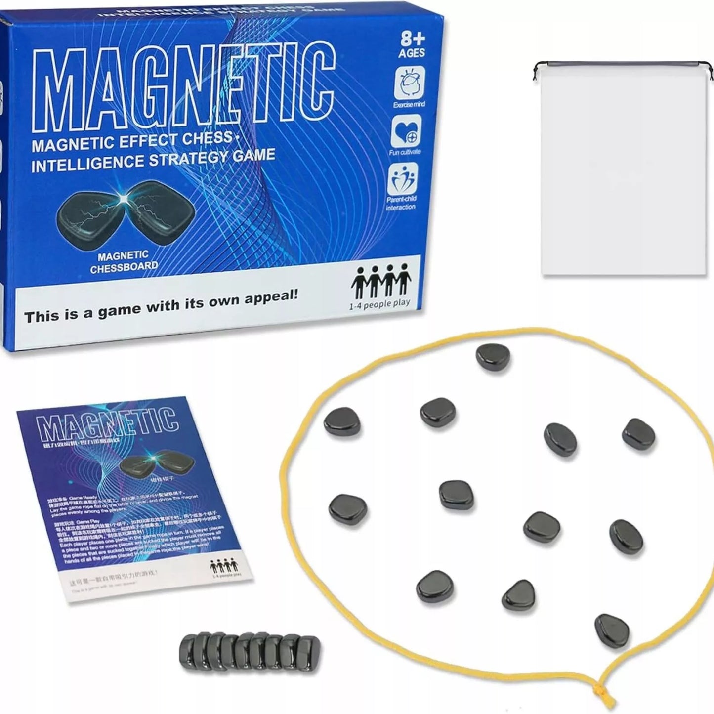 Strateginis magnetinis stalo žaidimas Akmenys