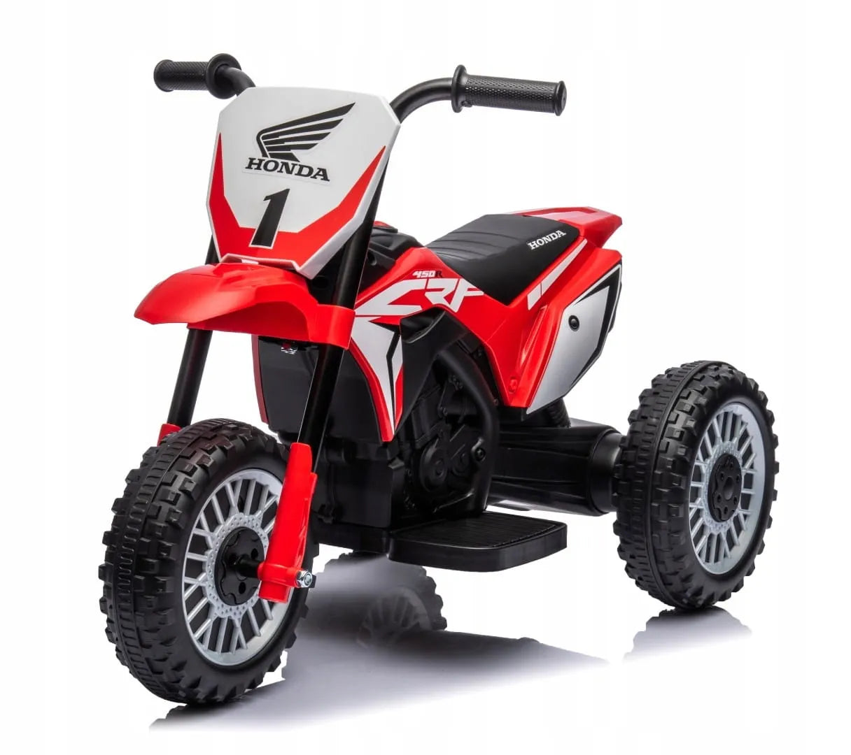Sun Baby Honda CRF450 triratis elektromobilis vaikams, raudonas