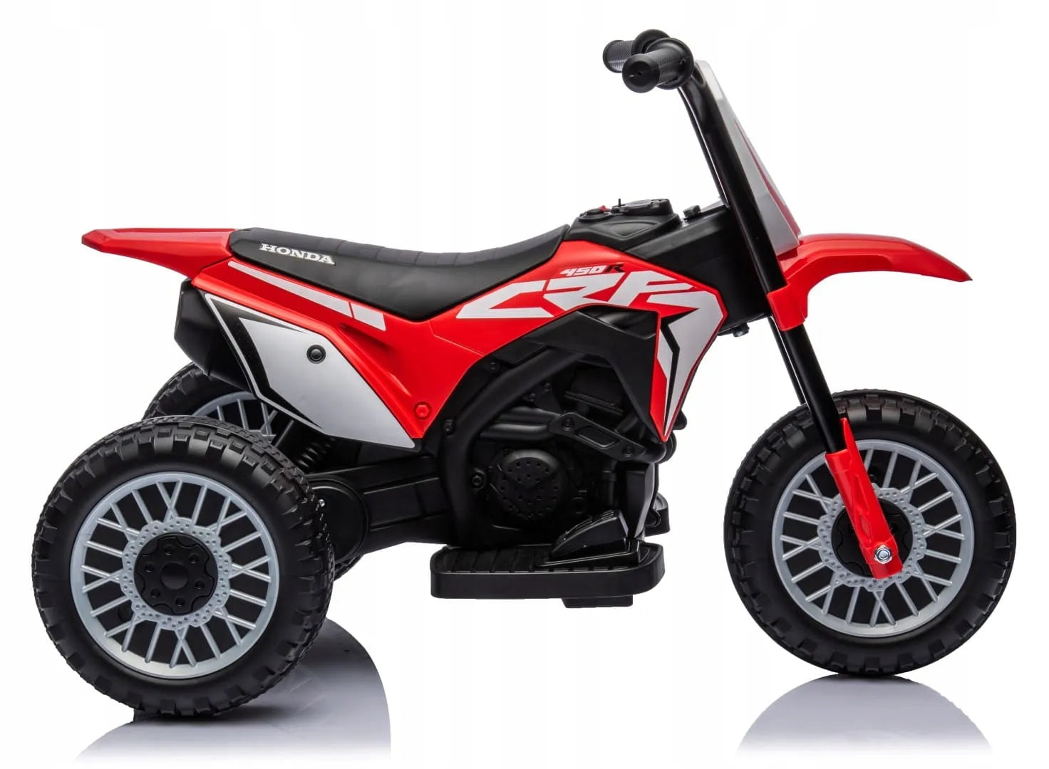 Sun Baby Honda CRF450 triratis elektromobilis vaikams, raudonas