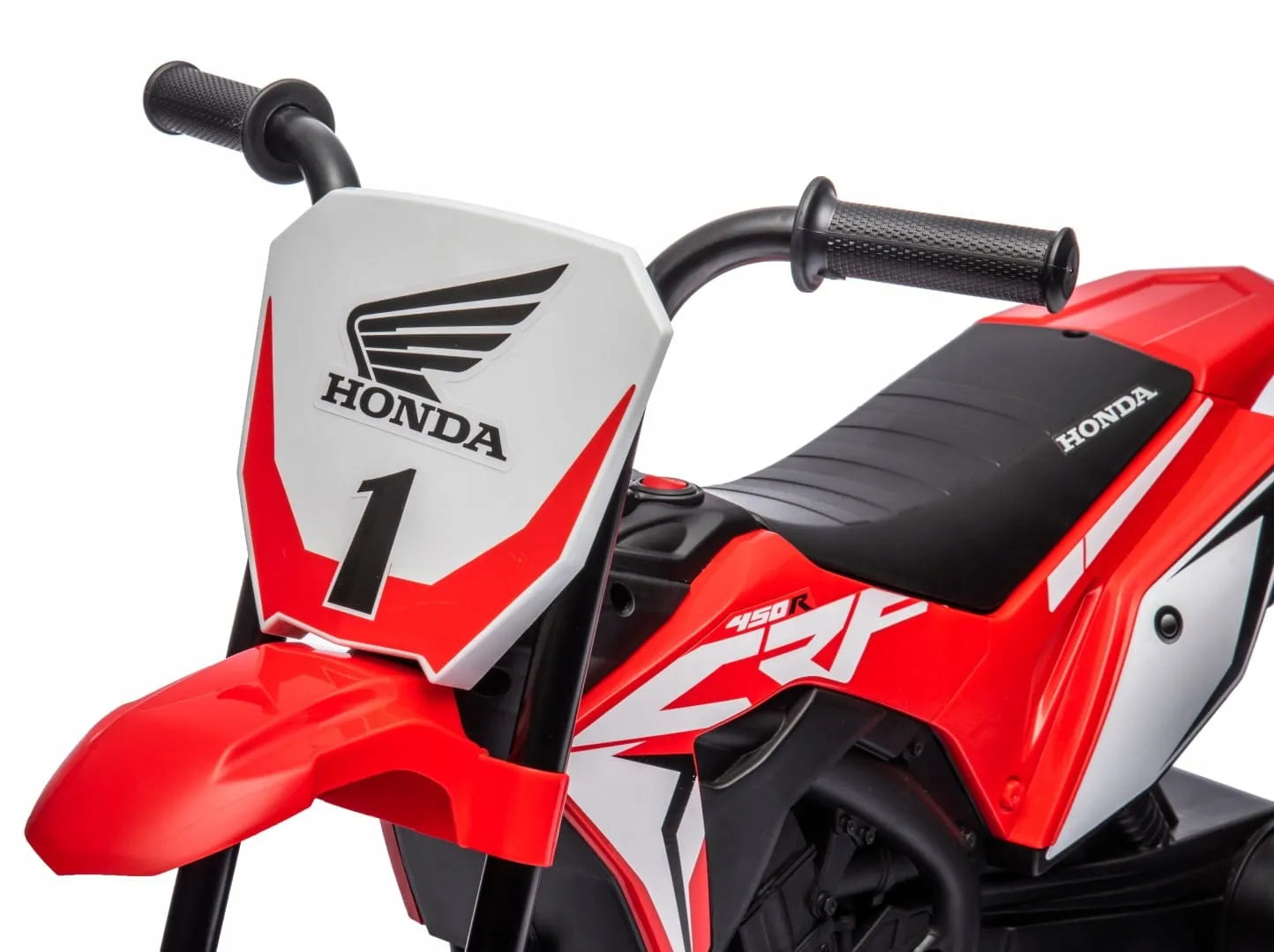 Sun Baby Honda CRF450 triratis elektromobilis vaikams, raudonas