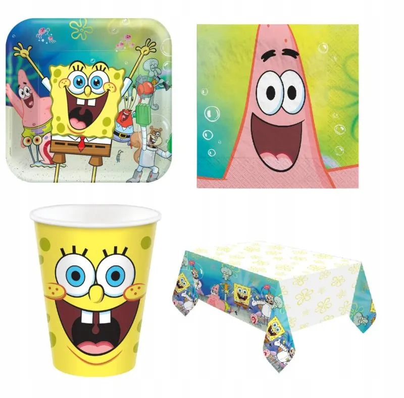 SUPER gimtadienio rinkinys Sponge Bob SPO33 33vnt.