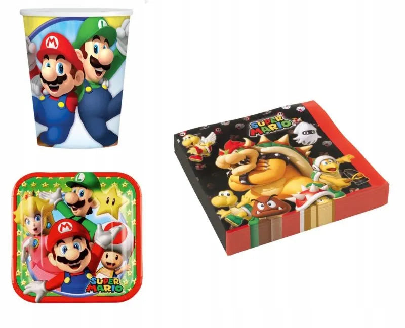 SUPER gimtadienio rinkinys Super Mario MAR32 Bross 32 vnt.