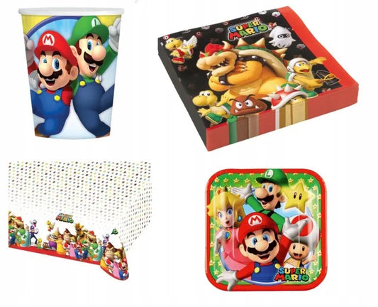SUPER gimtadienio rinkinys Super Mario MAR33 Bross 33 dalių