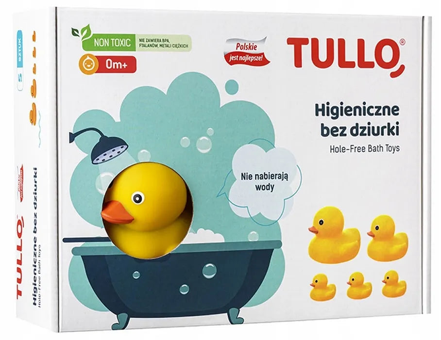 TULLO mačiukai ančiukai voniai BE SKYLUTĖS 3 vnt.