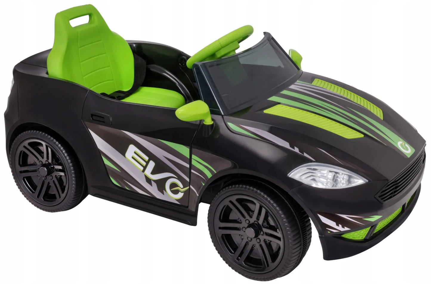 Vaikiškas akumuliatorinis automobilis EVO Venom kabrioletas su LED šviesomis ir garsais