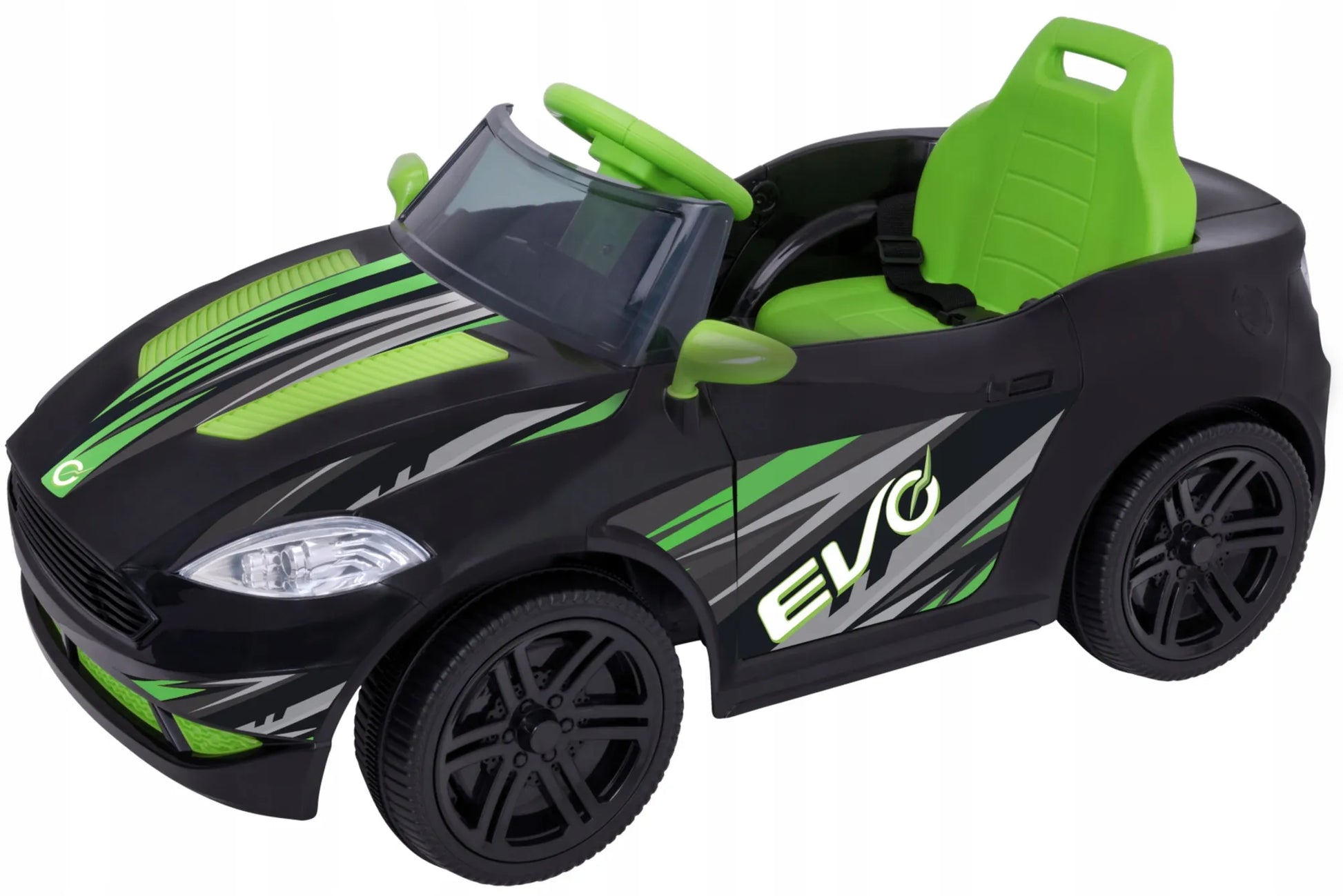 Vaikiškas akumuliatorinis automobilis EVO Venom kabrioletas su LED šviesomis ir garsais