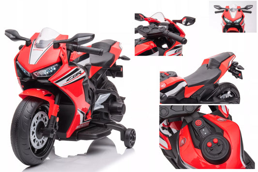 Vaikiškas akumuliatorinis motociklas Honda CBR – raudonas