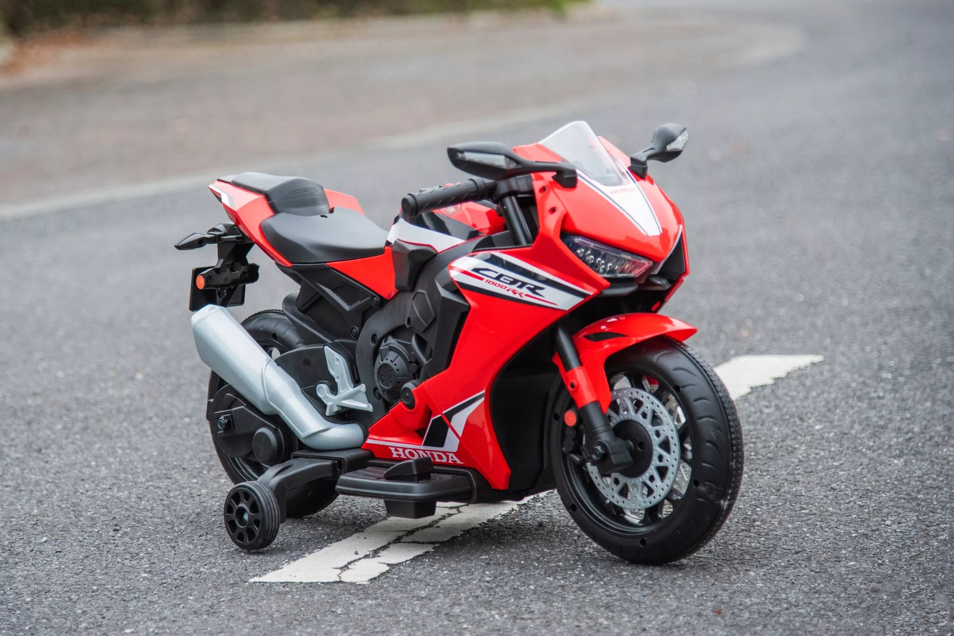 Vaikiškas akumuliatorinis motociklas Honda CBR – raudonas