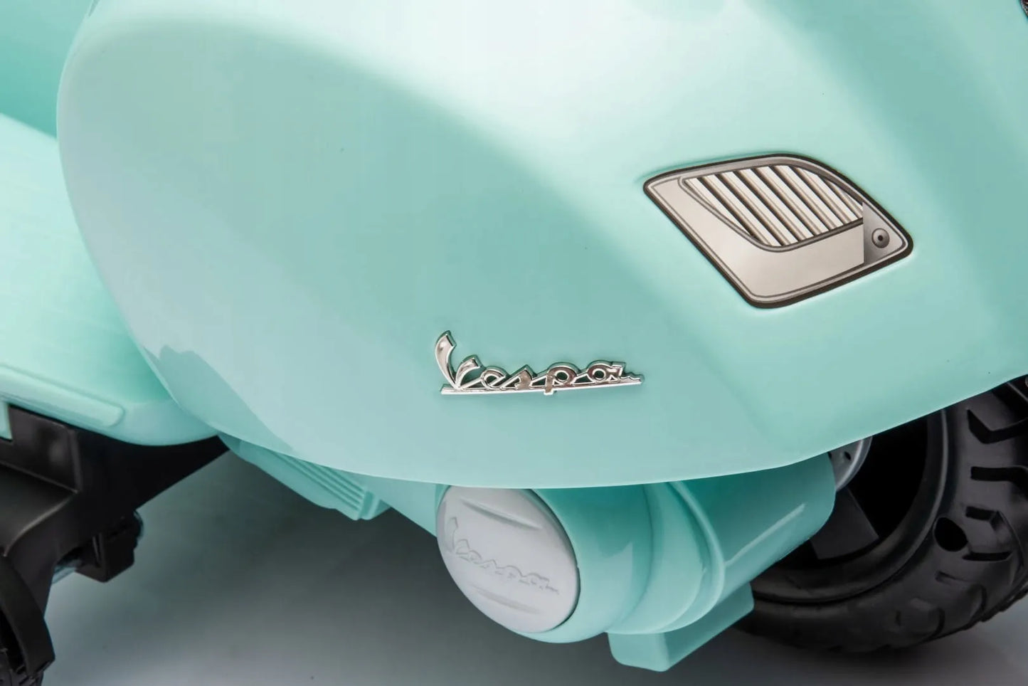 Vaikiškas akumuliatorinis paspirtukas Sun Baby Vespa MINI su atrama