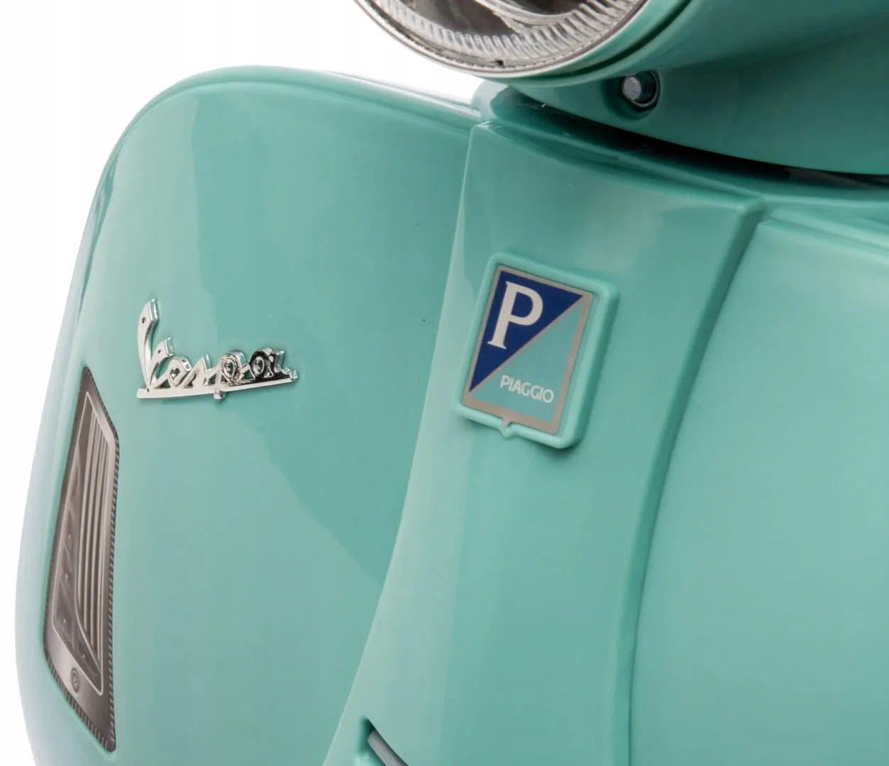 Vaikiškas akumuliatorinis paspirtukas Sun Baby Vespa MINI su atrama