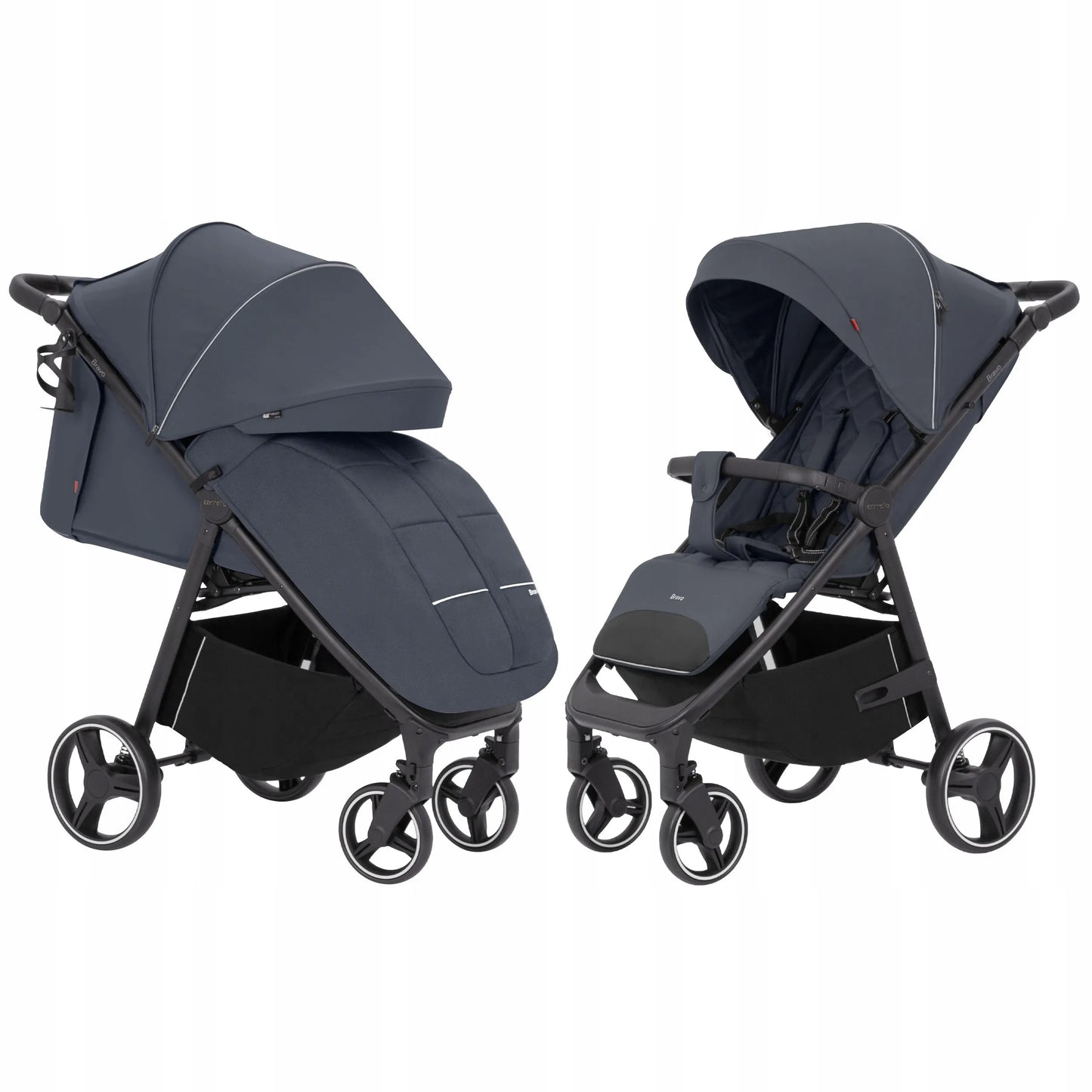 Vaikiškas sportinis vežimėlis Carrello Bravo Timber Grey