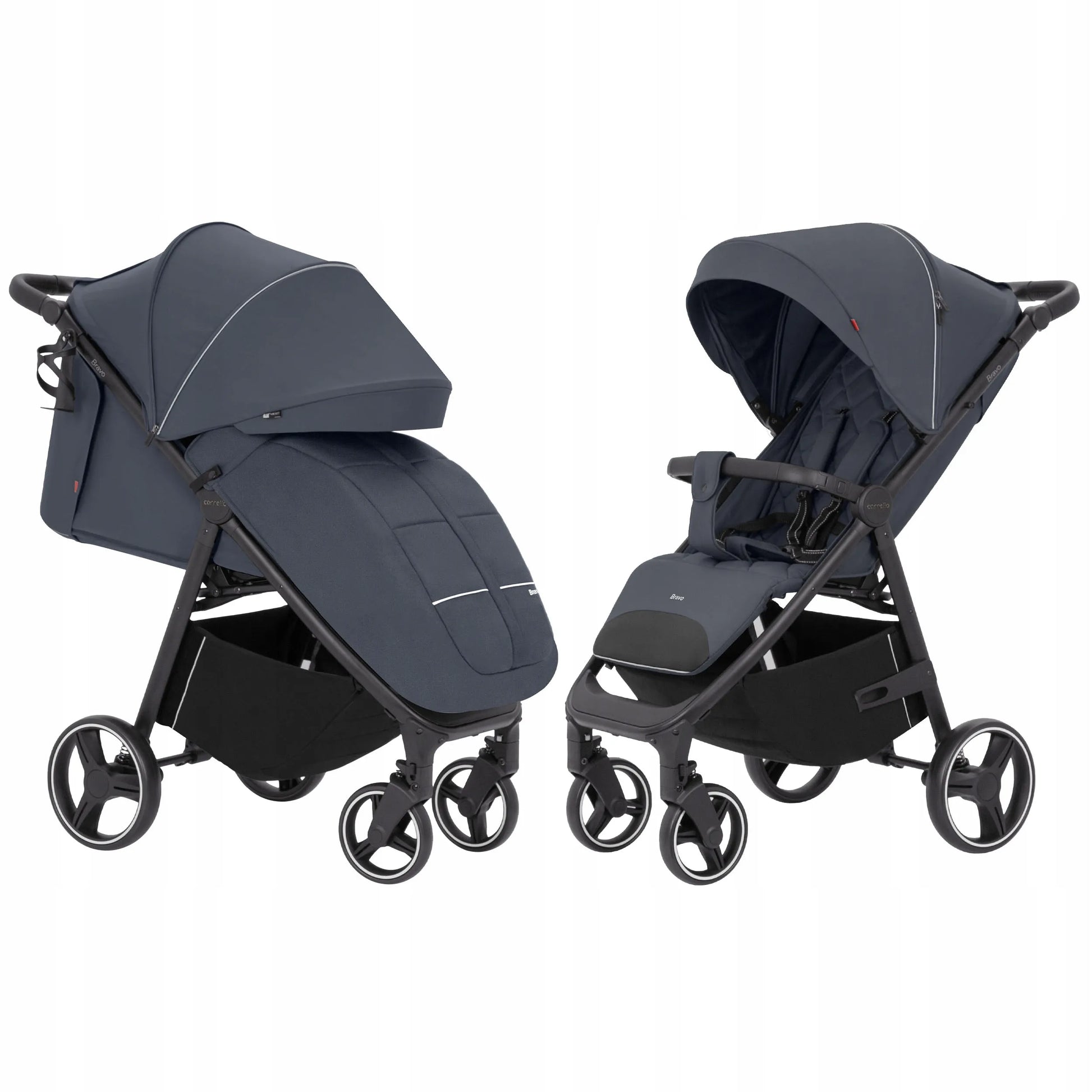 Vaikiškas sportinis vežimėlis Carrello Bravo Timber Grey