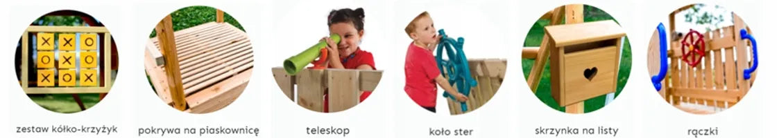 Vaikų žaidimų aikštelė su čiuožykla, nameliu, 2 sūpynėmis ir smėlio dėže CE + dovanos